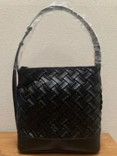 お値下げ　ロデスコ　メッシュライクワンハンドルトートバッグ　ブラック