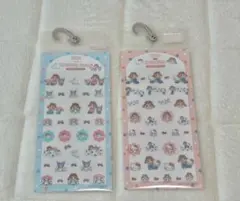 サンリオキャラクターズ×ペコちゃんコラボ　クリアシール　2枚セット