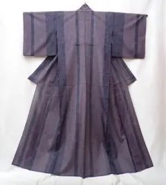 ロング丈 塵除け道行コート 単衣～夏物 紗織 身丈128cm 正絹 