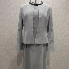 UNTITLED アンタイトル グレー ジャケット半袖ワンピースセットS日本製