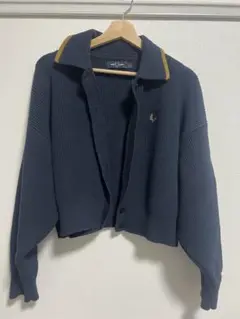 Fred Perry × Ray BEAMS別注 カーディガン(ネイビー)