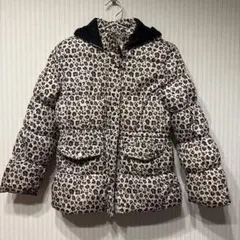 ピンクプラチナ ジャケット フード 長袖 豹 14/16 茶 ポリエステル