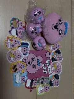 おぱんちゅぎぬいぐるみとシール