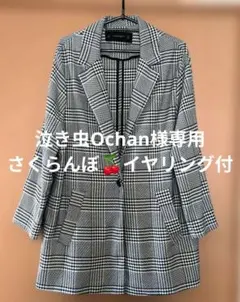 ZARA BASIC 　テーラードジャケット L 　チェック