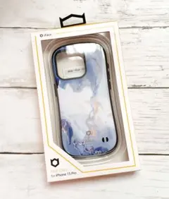 iFace マーブルデザイン iPhone 15 Pro用ケース