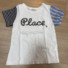 マルチカラー袖 Tシャツ 100cmのサムネイル