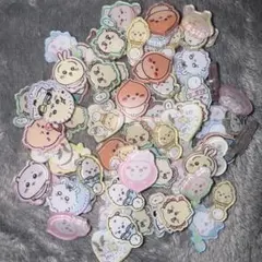 ハチワレ アクリル かんなし 2~3センチ 42個ランダム