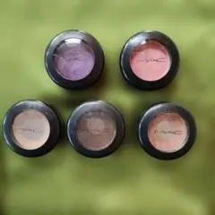 MAC アイシャドウ、使いかけ５個まとめて。