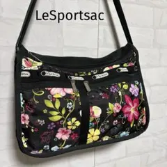 《美品》レスポートサック ハワイ限定　トロピカルフラワー　ショルダーバッグ　花柄