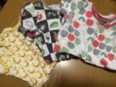 ベビー ロンパース 3枚セット キリン はらぺこあおむしのサムネイル