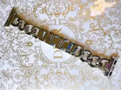 Applewatch★チェーン ベルト バンド シルバー★アップルウォッチ用