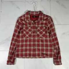 RRL ダブルアールエル ラルフローレン チェック フランネルシャツ 赤 RRL ダブルアールエル ラルフローレン チェック フランネルシャツ 赤