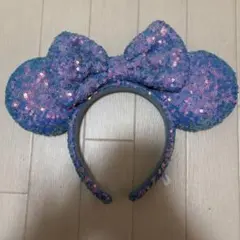 東京ディズニーリゾート ミニー耳カチューシャ 水色 青