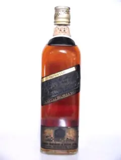 Johnnie Walker ジョニーウォーカー黒ラベル特級 金キャップ 白紋章