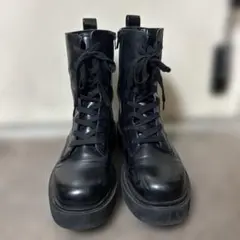 H&M ブーツ　厚底　チャック　40 25.5cmのサムネイル
