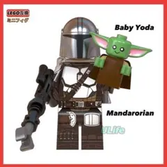 在庫1体LEGO レゴ互換スターウォーズ マンダロリアンベビーヨーダミニフィグ