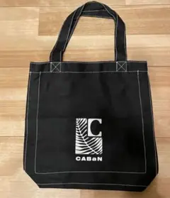 【新品未使用】　キャバン ロゴショッパー　MINI 黒　CABaN