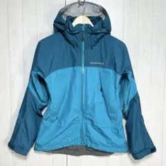 モンベル ドロワッドパーカ メンズ L 青　ゴアテックス 登山 スノボウェア レインウェアでの雪山登山はもう卒業！冬のオールラウンダー