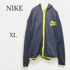 【ナイキ】フード付パーカー フーディー コットン ロゴ スポーティ レトロ 古着