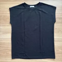 【新品】しまむら　Linoluce カットソー Tシャツ　ブラック　Ｌ