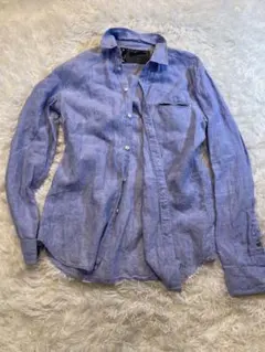 DIESEL ディーゼル 綺麗め ダンガリーシャツ L 青 極美品 モード