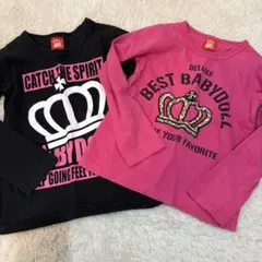 BABYDOLL 長袖Tシャツ120 2枚セット