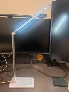LEDデスクライト 調光・タイマー機能付き ホワイト