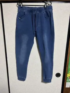 ダークブルー ジョガーパンツ