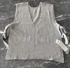 新品 チャオパニックティピー　2wayサイド紐ベスト　グレー