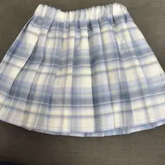 チェック柄プリーツスカート 140サイズ