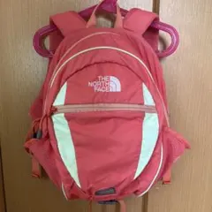 ① THE NORTH FACE　オレンジ　サーモンピンク　スモールデイ