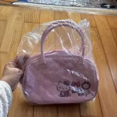 【新品未使用品】ハローキティ キルティングバッグ ピンク