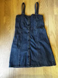 GLOBAL WORK デニム ジャンバースカート XXL 140cm