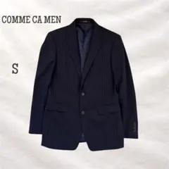 コムサメン ストライプ セレモニースーツ ビジネススーツ 毛使用 スーツ 入卒式