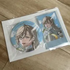 にじさんじ 叶 誕生日グッズ2025 箔押し缶バッジ&チェキ風カード