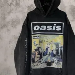 オアシス　バンドパーカー　ヴィンテージウォッシュ加工　oasis フード