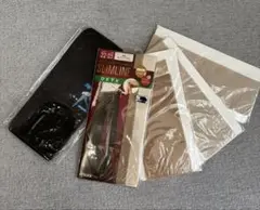 【新品】　ひざ下丈　ストッキング　5つセット