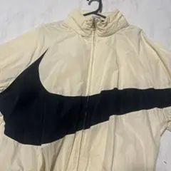 Nike ナイロンジャケット クリーム/ネイビー