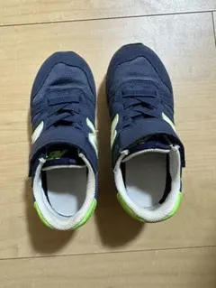 New Balance 373 キッズスニーカー ネイビー/ライム