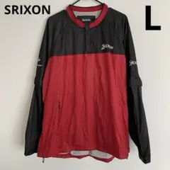 SRIXON ナイロンジャケット ブルゾン ハーフジップ L 赤 2way