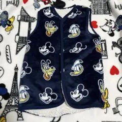 ディズニー　ミッキー　ドナルド　プルート　フリースジャケット　ベビー服