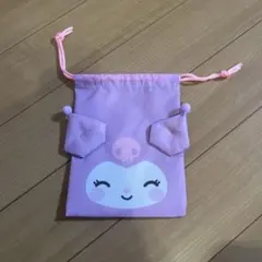 【新品未使用】クロミ☆ダイカット巾着袋☆サンリオ