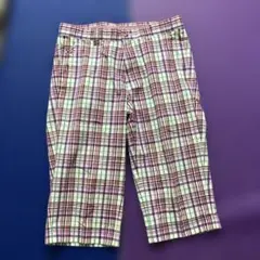 マンシングウェアMunsingwear チェック柄 ハーフパンツ 79サイズのサムネイル