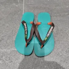 Havaianas ターコイズ ビーチサンダル USA 3