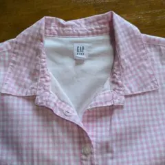 GAP KIDS ピンク ギンガムチェック 半袖ワンピースのサムネイル