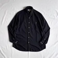 90s Tommy Bahama silk100% l/s shirt BLK