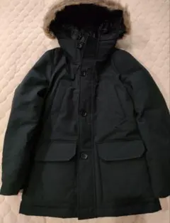 ☆美品☆　ユニクロ　ウルトラウォームハイブリッドダウンコート　ブラック　Mサイズ