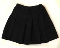 GLOBAL WORK 130cmプリーツスカート黒