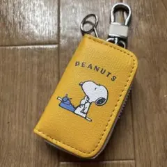 PEANUTS スヌーピー キーケース イエロー
