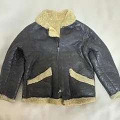 細身 B-3 ムートンジャケット Vintage加工(上野商会) - メルカリ